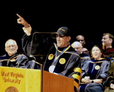 Benson inaugurated WVU's 27th president